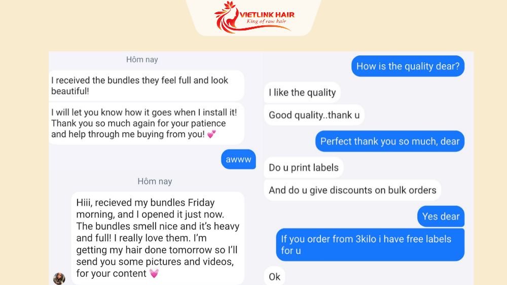 Atlanta Customer Cases & Vietlink Hair Reviews