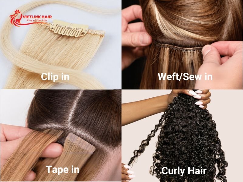 Match shampoo to the extension method and attachment system.