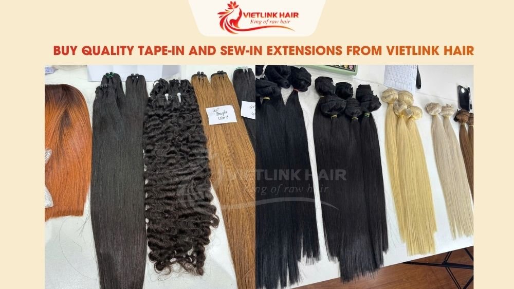 Buy Quality Tape-In and Sew-In Extensions From VietLink Hair