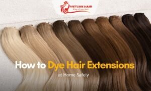 How to Dye Hair Extensions at Home Safely
