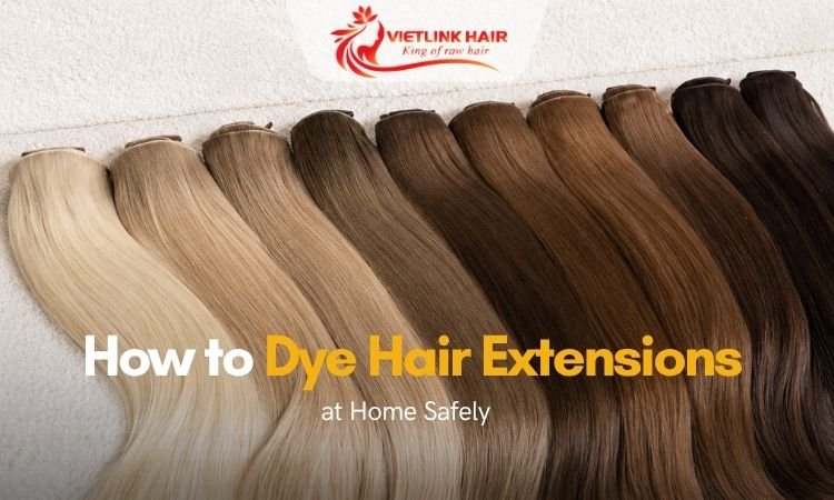 How to Dye Hair Extensions at Home Safely