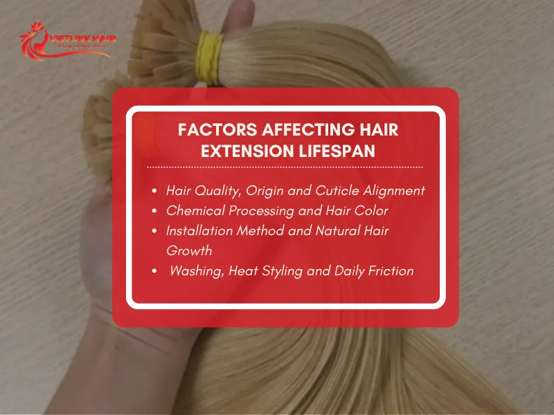 What Factors Affect How Long Hair Extensions Last?