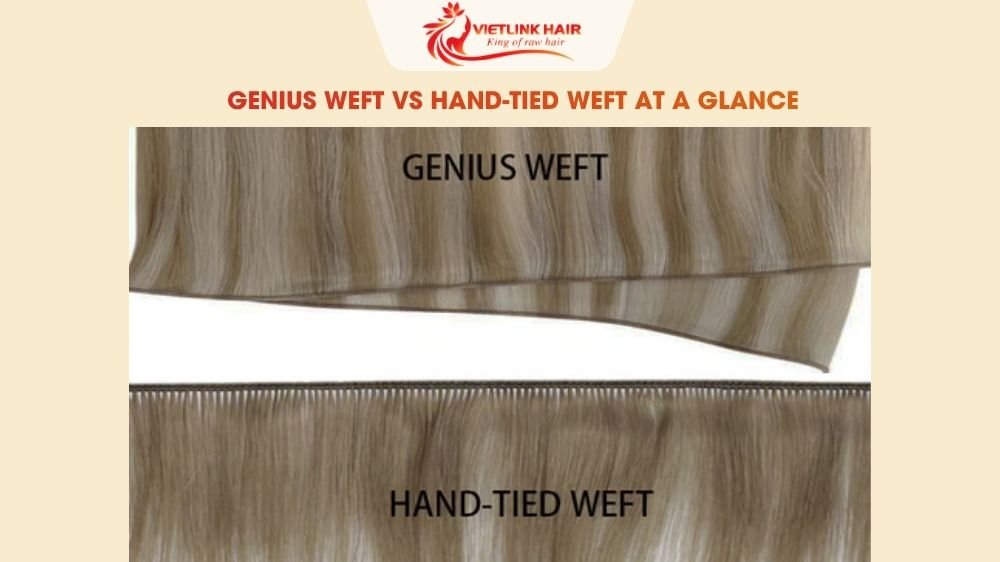 Genius Weft vs Hand-Tied Weft at a Glance