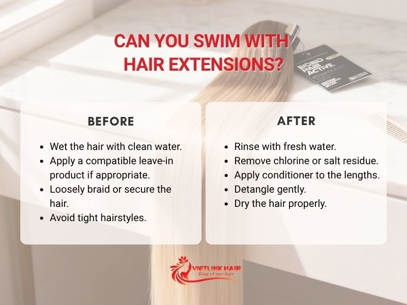 Can You Swim With Hair Extensions?