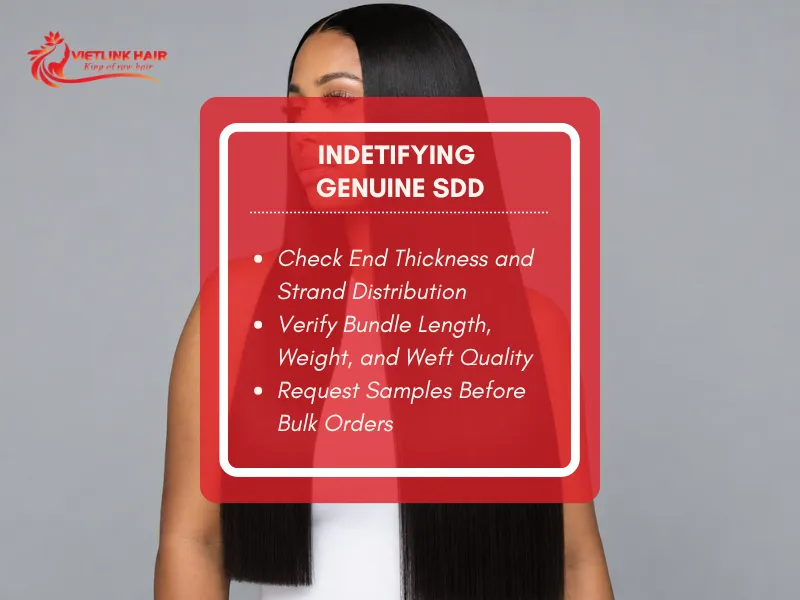 How to Identify Genuine Super Double Drawn Hair