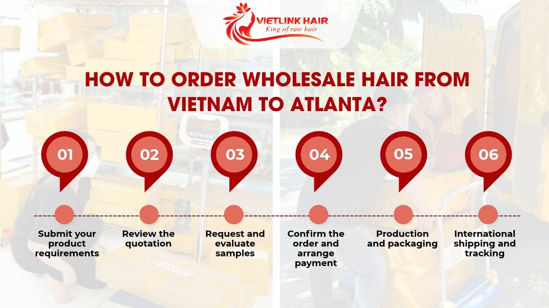 How to Order Wholesale Hair From Vietnam to Atlanta