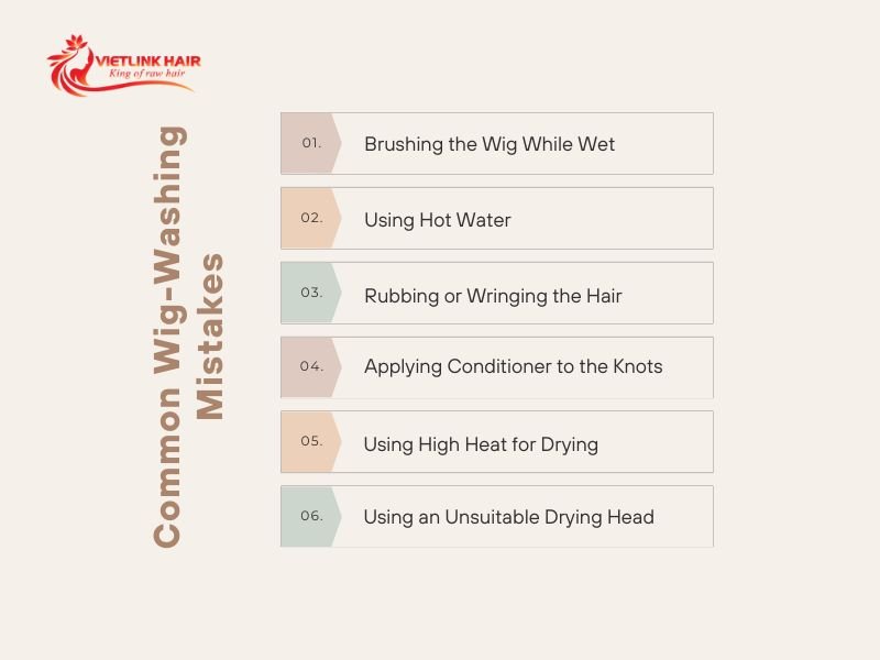 Avoid wet brushing, excessive heat, rubbing, and wringing to reduce damage.