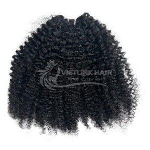 Kinky Curly Double Weft Hair Bundles