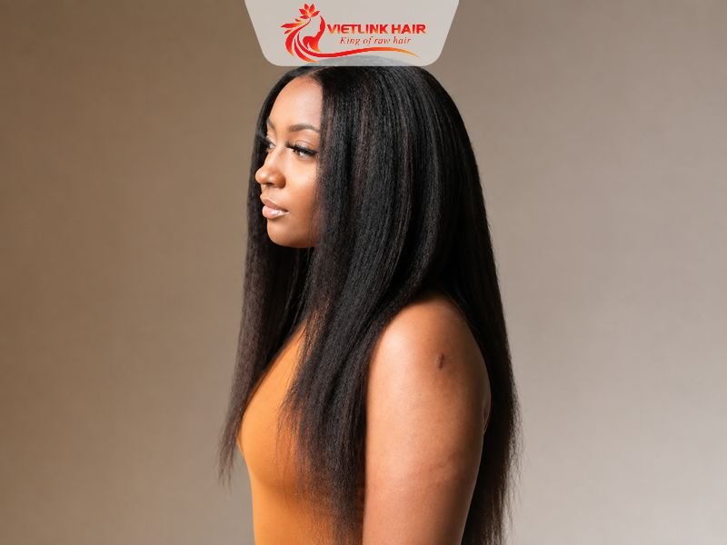 Kinky Straight features more visible texture, body, and volume.