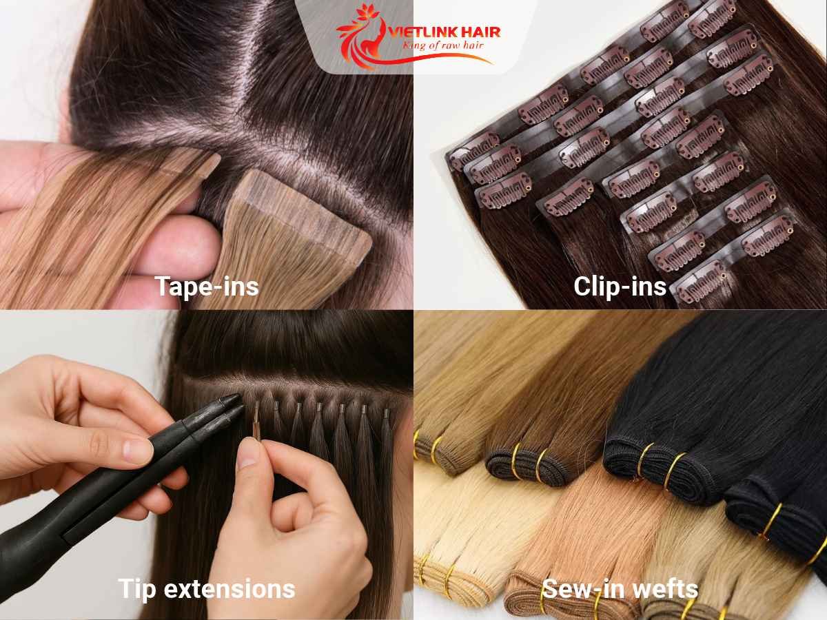 Match the attachment method to curl density