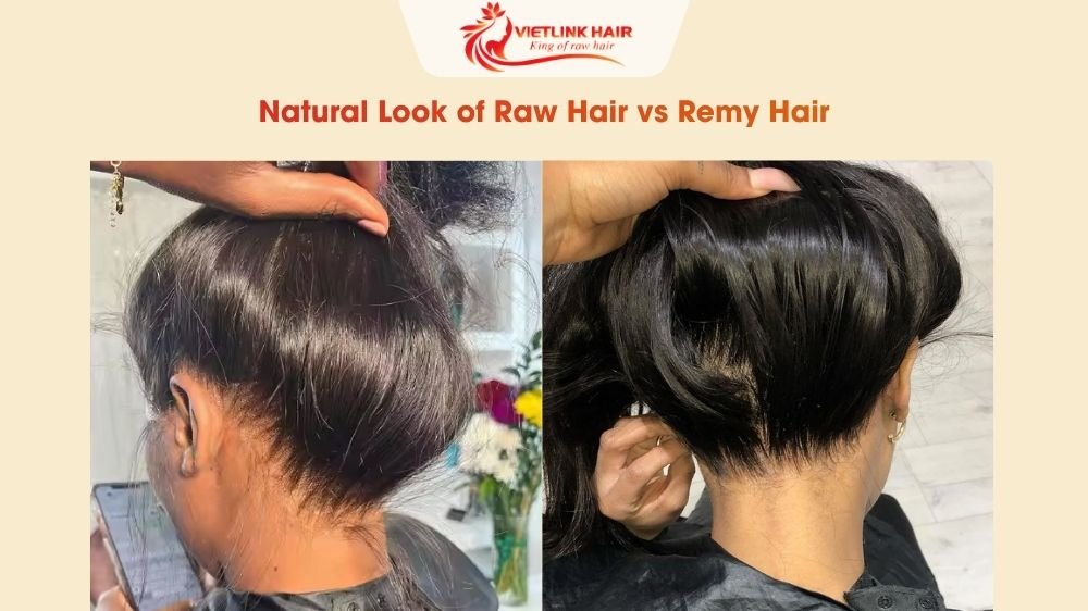 Natural Look of Raw Hair vs Remy Hair