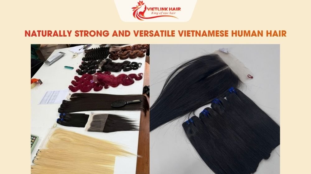 Naturally strong and versatile Vietnamese human hair