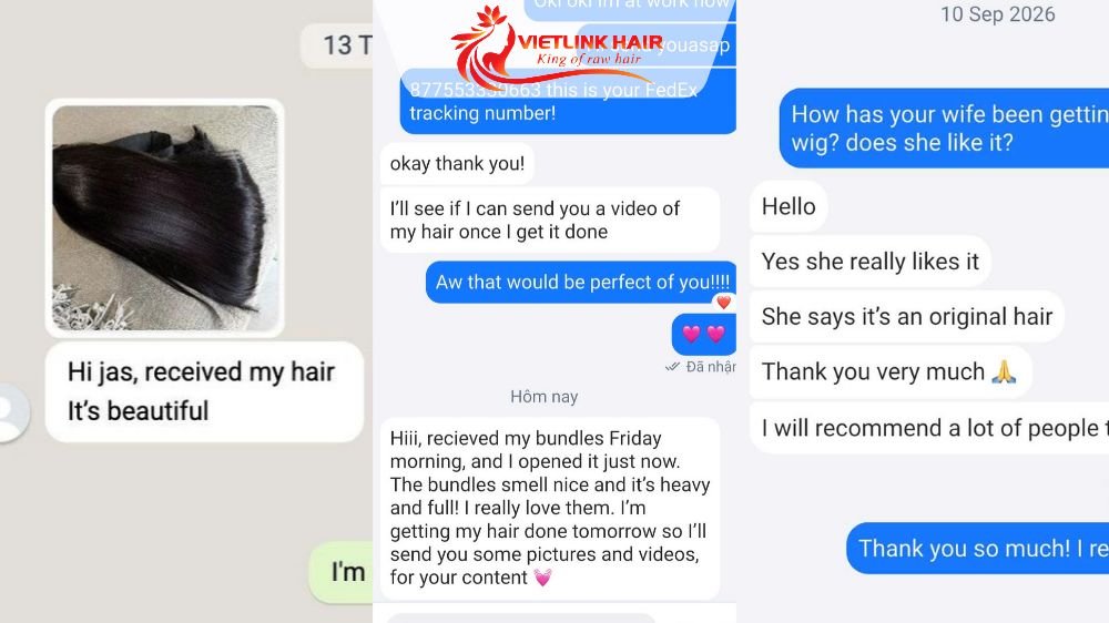 Real Feedback From VietLink Hair Customers