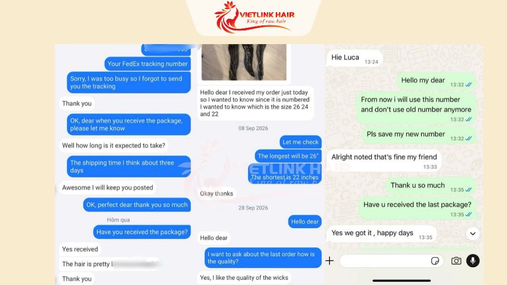 Reviews from VietLink Hair Customers