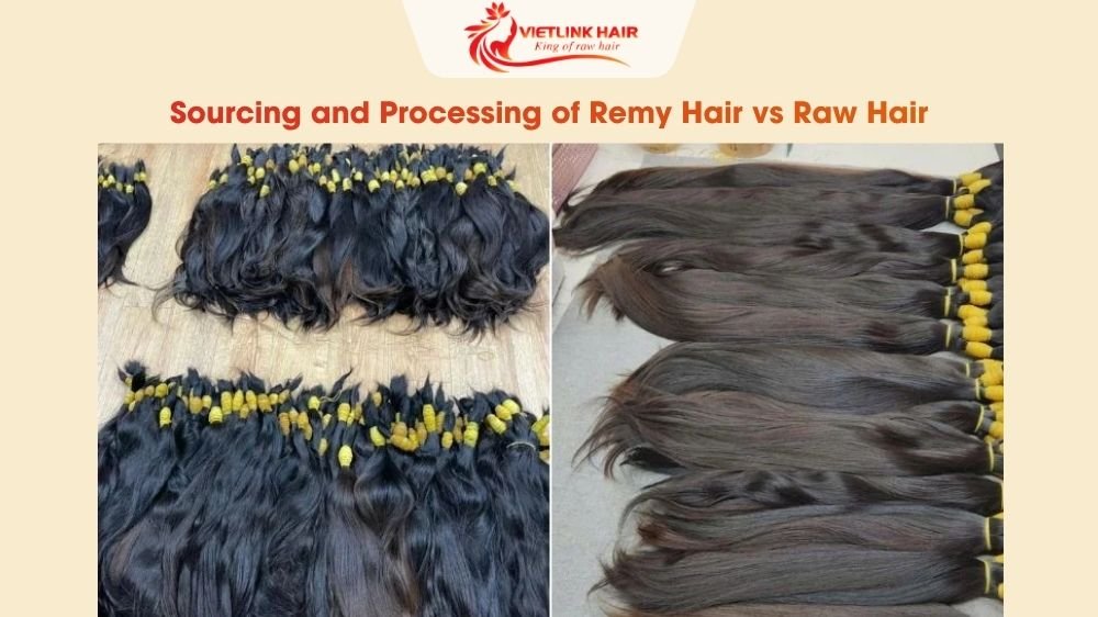 Sourcing and Processing of Remy Hair vs Raw Hair