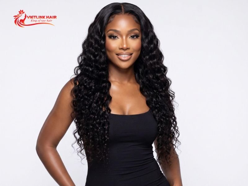 Spanish wave hair with soft, flowing waves and natural-looking movement.
