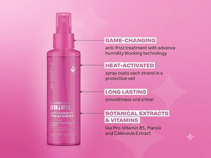 Sprays help control frizz and hold styles.