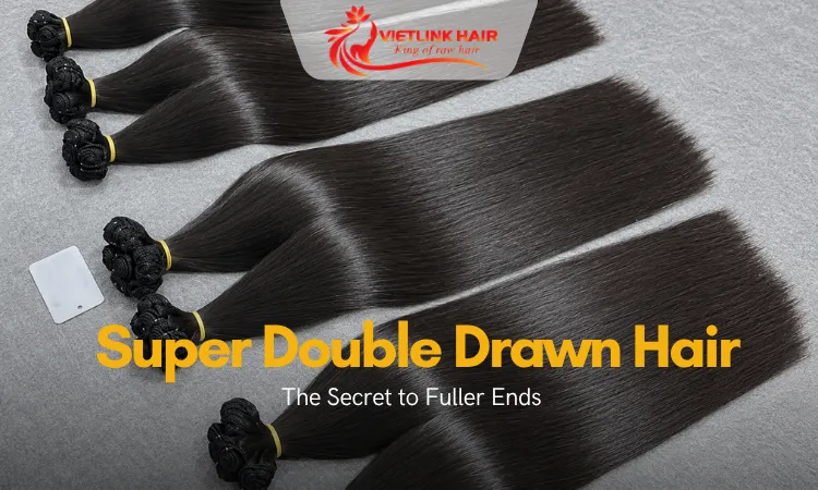 Super Double Drawn Hair The Secret to Fuller Ends Vietlink Hair