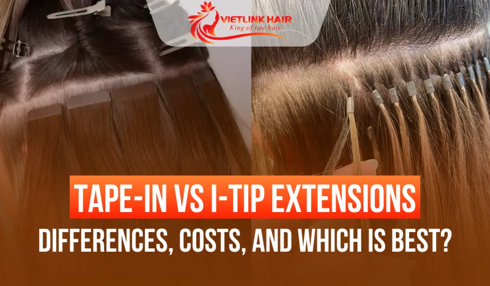 Compare tape-in vs I-tip extensions, including installation, cost, lifespan, maintenance, pros and cons, to find the best option for your needs.
