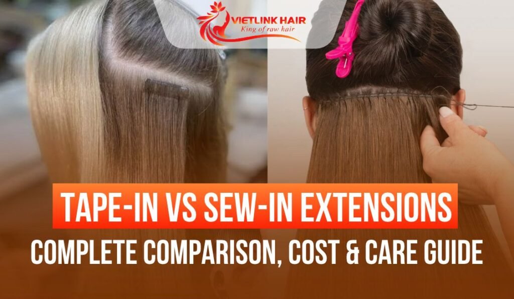 Tape-In vs Sew-In Extensions