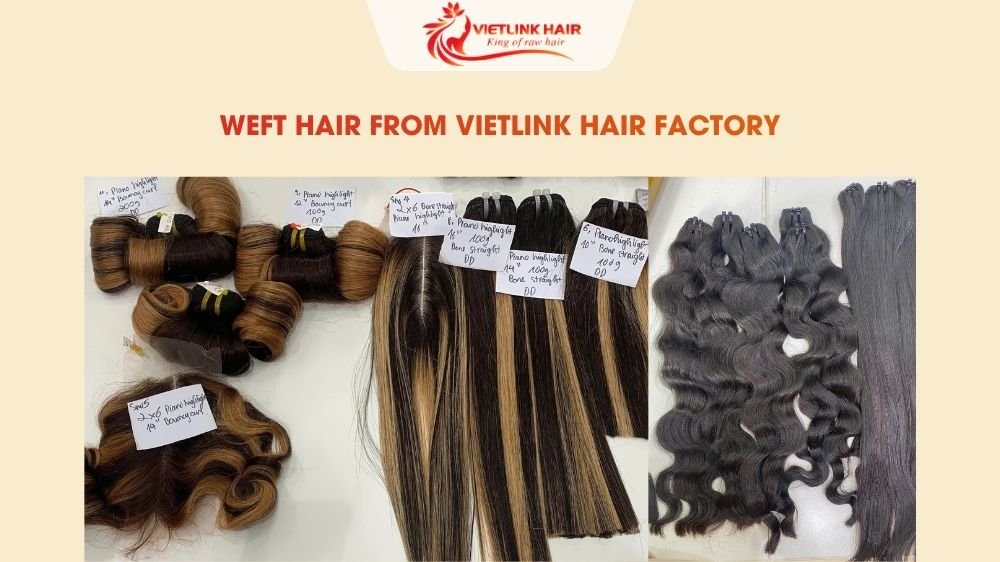 Weft Hair from VietLink Hair Factory