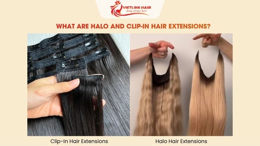 What Are Halo and Clip-In Hair Extensions?