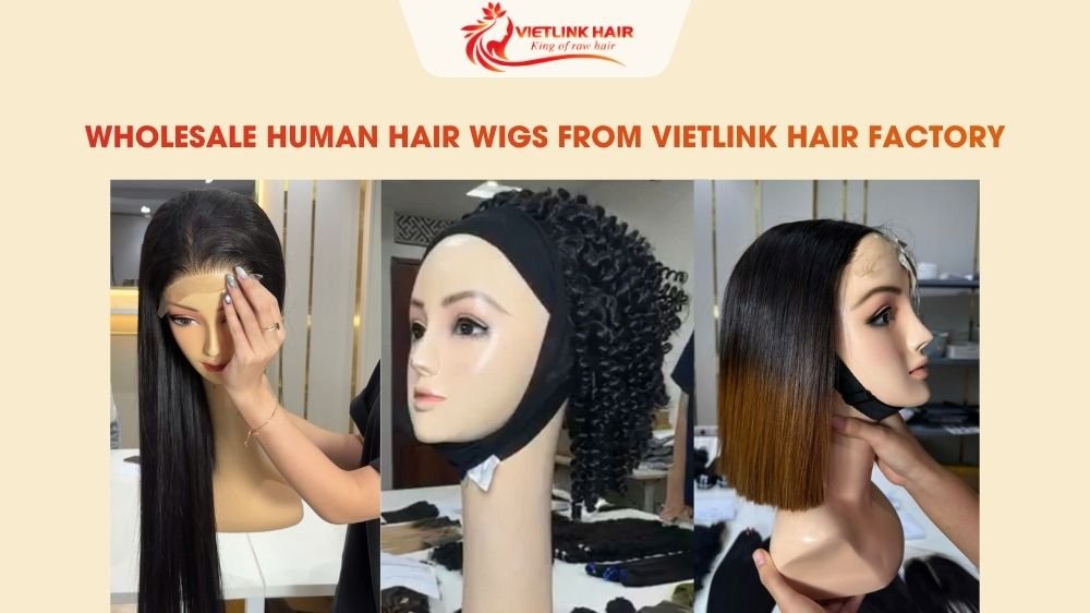Wholesale Human Hair Wigs from VietLink Hair Factory