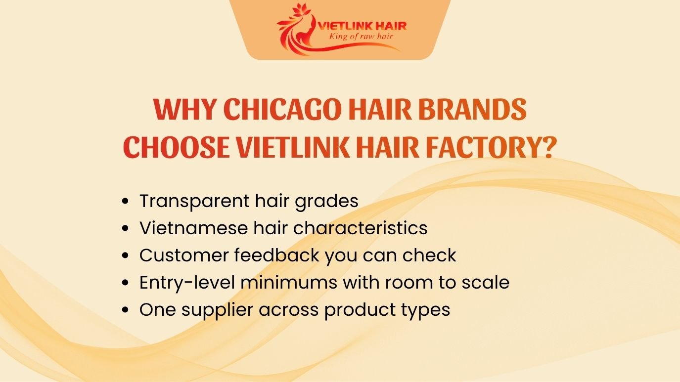 Why Chicago Hair Brands Choose VietLink Hair Factory?