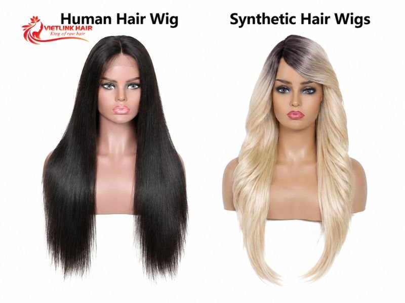 Compare human hair and synthetic wigs by styling flexibility, maintenance, and cost.