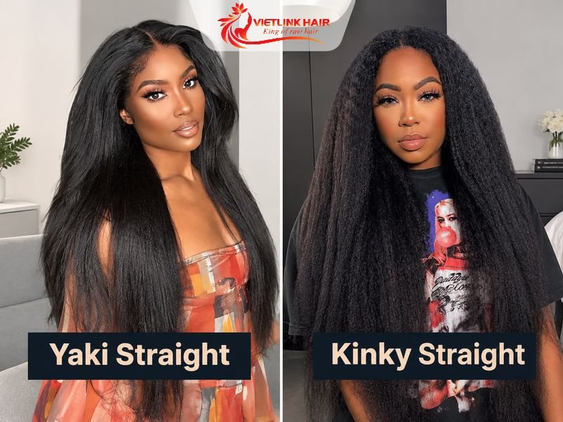 Yaki Straight vs Kinky Straight Hair: Finding the Right Fit