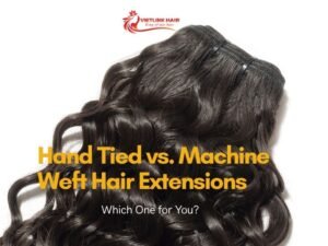 hand tied vs machine weft