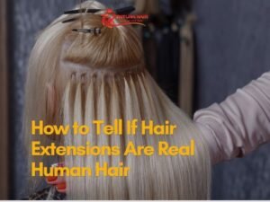 how to tell if hair extensions are real human hair